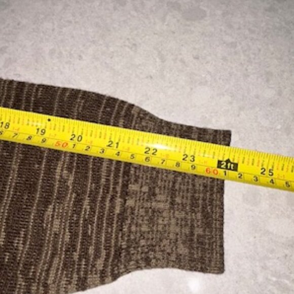 Exofficio 1/2 Zip Mens Wool Blend Sweater Pull-over Brown Mock Large - Picture 7 of 7